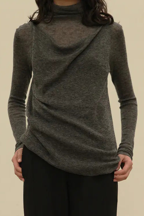 SWAYING/KNIT seamless water-soluble wool pullover SW202SZ09 PS2